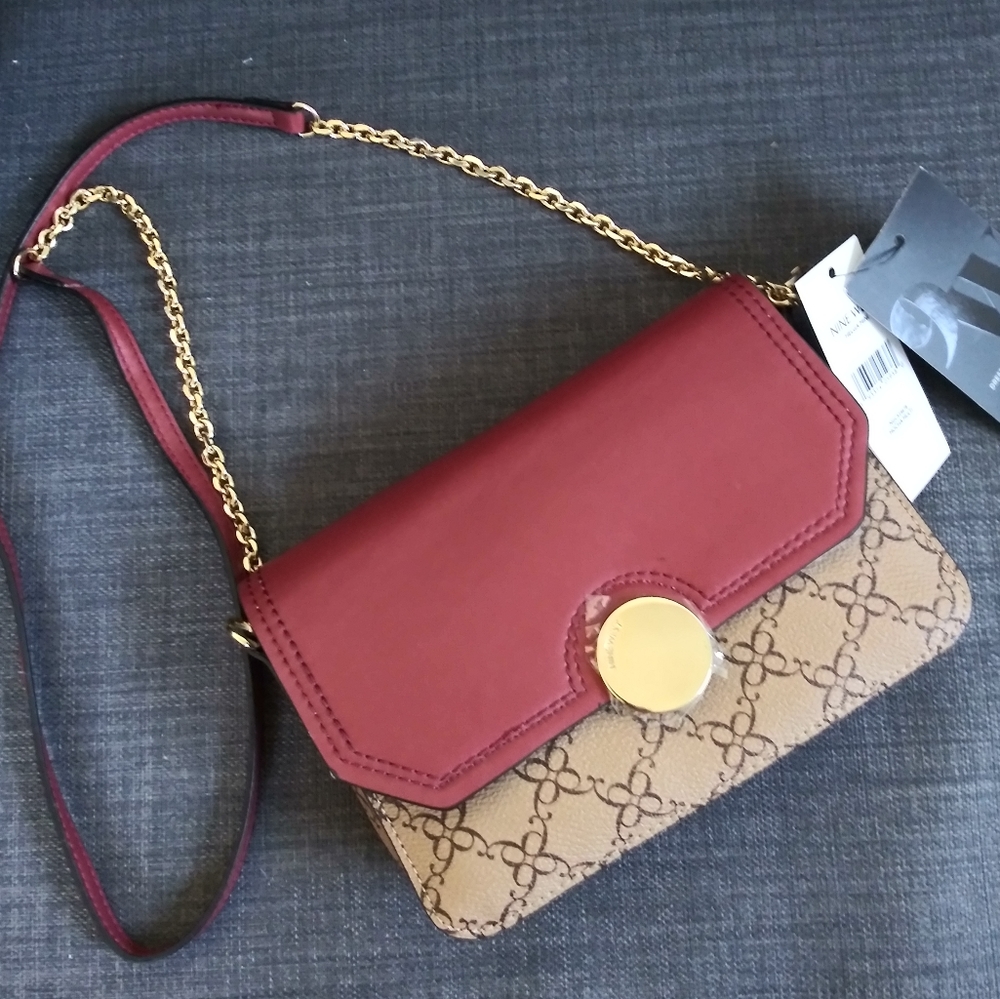 NWT NINE WEST CROSSBODY SHOULDER FLAP BAG PURSE